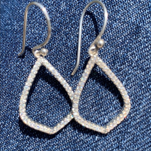 Silpada cz drop earrings - Picture 3 of 3